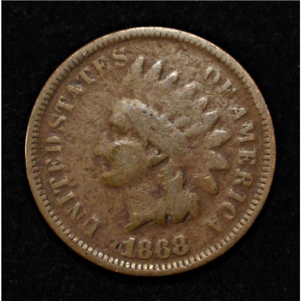 1868 INDIAN CENT GOOD