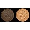 Image 1 : 1908 & 1909 INDIAN CENTS BU