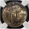 Image 2 : 1925 STANDING LIBERTY QUARTER NGC MS 64 COLOR