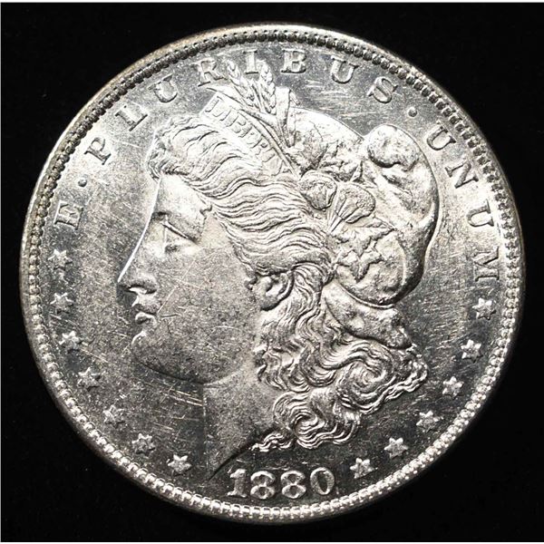 1880-O MORGAN DOLLAR AU/BU