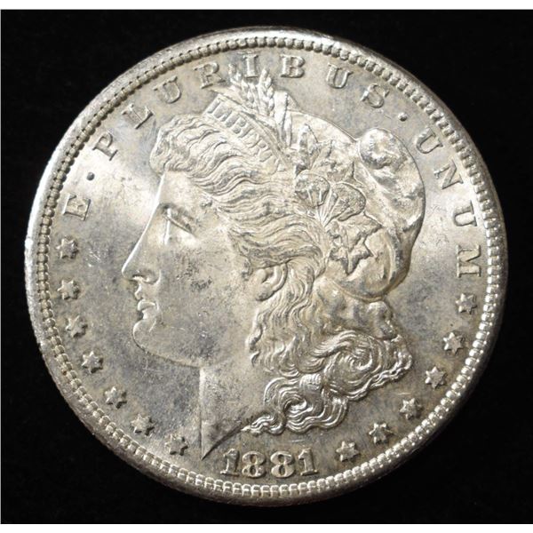 1881-S MORGAN DOLLAR BU