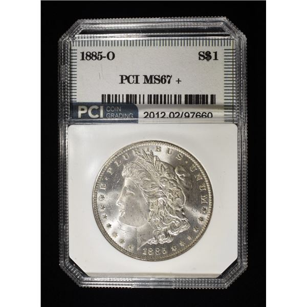 1885-O MORGAN DOLLAR SUPERB GEM BU