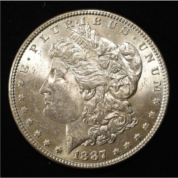 1887 MORGAN DOLLAR CH BU