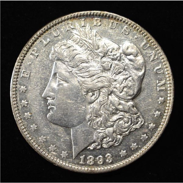 1893 MORGAN DOLLAR AU/BU