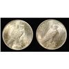 Image 2 : 1922 & 1925 PEACE DOLLARS CH BU
