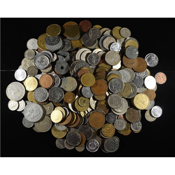 5 LBS FOREIGN COINS