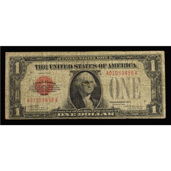 1928 $1 LEGAL TENDER RED SEAL