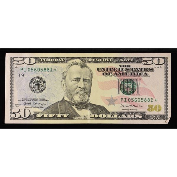 2017A $50 FEDERAL RESERVE NOTE, STAR NOTE