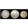 Image 1 : (3) 80% SILVER FOREIGN COINS