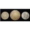 Image 2 : (3) MIXED FOREIGN SILVER COINS