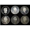 Image 1 : (6) 92.5% STERLING CANADIAN HALVES