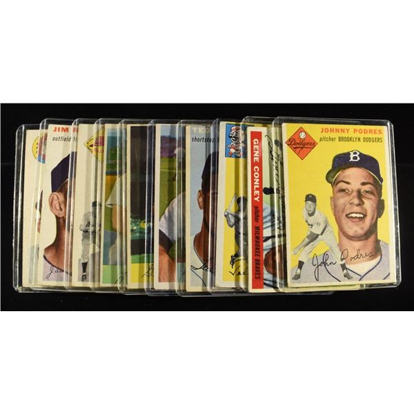 (3) 1954 (4) 55 TOPPS & (3) 1954 BOWMAN BASEBALL