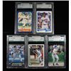 Image 1 : (5) GRADED BASEBALL CARDS