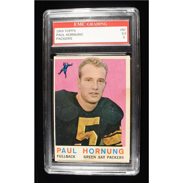 1959 TOPPS #82 PAUL HORNUNG EMC EX 5