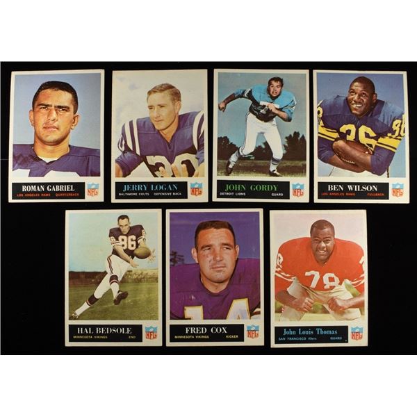 (7) 1965 PHILADELPHIA NFL CARDS