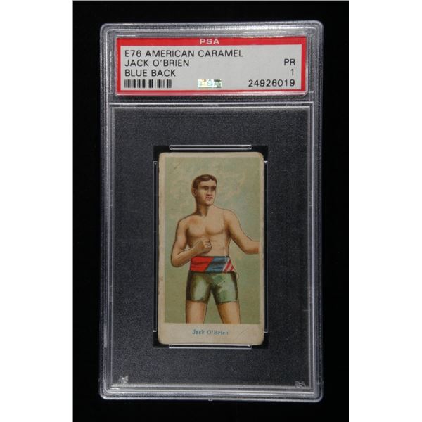 AMERICAN CARAMEL E76 JACK O'BRIAN BOXING PSA 1