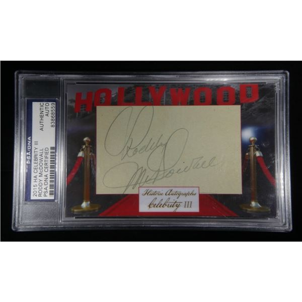 2015 HA CELEBRITY III RODDY MCDOWALL