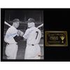 Image 1 : DIMAGGIO & MANTLE SIGNED PHOTO 8X10 MATTED W/COA