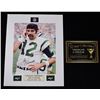 Image 1 : JOE NAMATH SIGNED PHOTO 8X10 MATTED W/COA