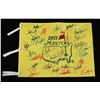 Image 1 : 2011 MULIT-SIGNED MASTERS FLAG W/COA