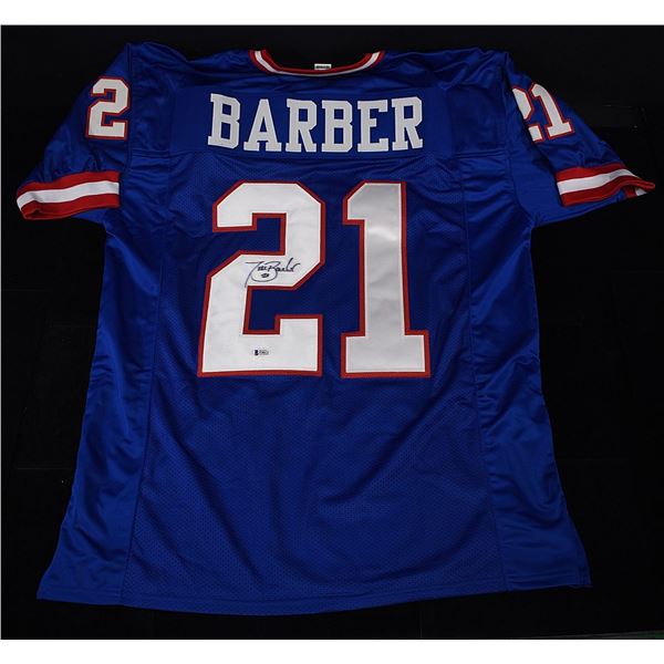 NY GIANTS TIKI BARBER SIGNED JERSERY