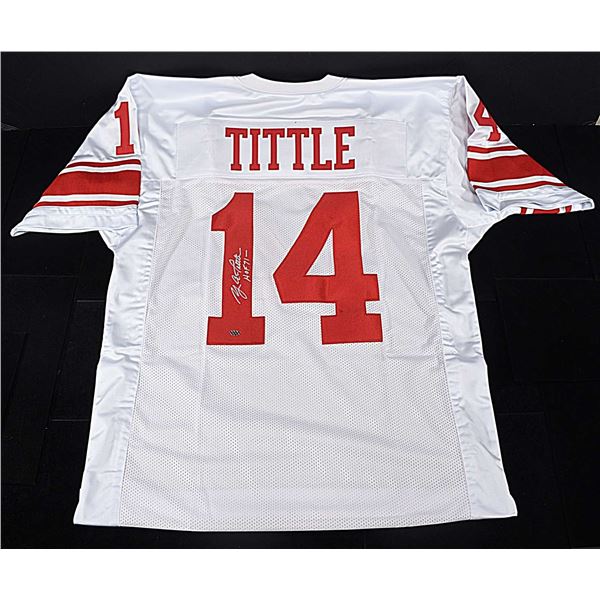 SIGNED Y.A. TITTLE  JERSEY W/ COA