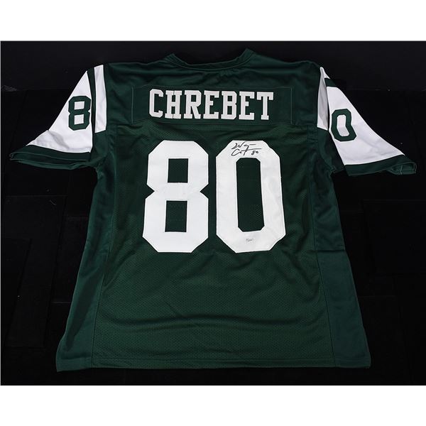SIGNED WAYNE CHREBET JERSEY W/ COA