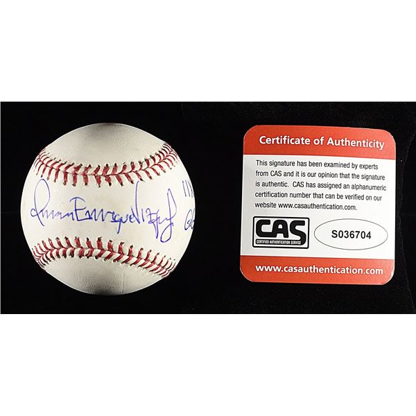 OMAR VIZQUEL SIGNED BASEBALL W/COA