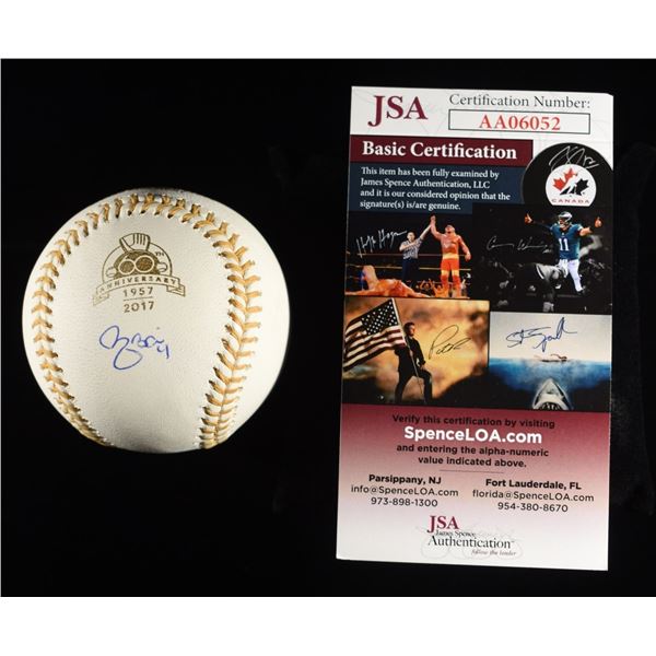 YADIER MOLINA SIGNED BASEBALL W/COA