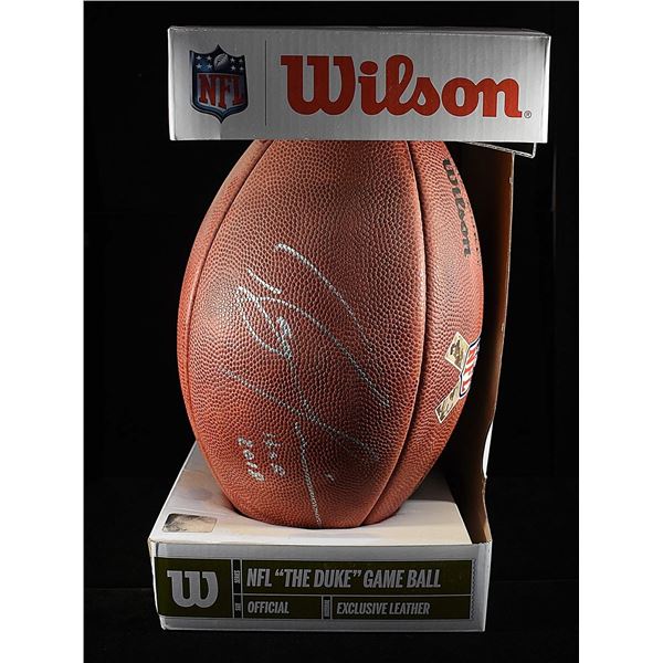 RAY LEWIS SIGNED FOOTBALL W/COA