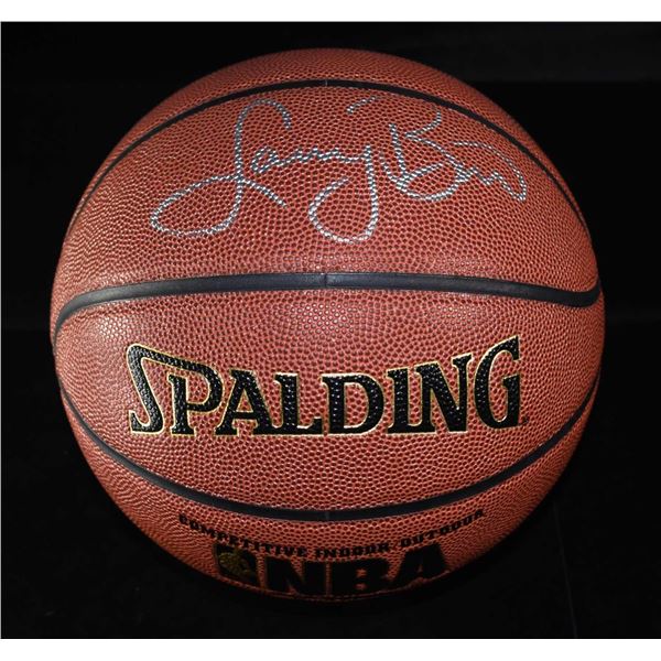 LARRY BIRD SIGNED BASKETBALL W/COA