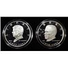 Image 1 : (2) PRESDENTIAL 1 OZ .999 SILVER ROUNDS