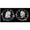 Image 1 : (2) PRESDENTIAL 1 OZ .999 SILVER ROUNDS