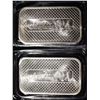 Image 2 : (2) 1 OZ MINERS .999 SILVER BARS