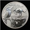 Image 1 : 2 OZ .999 SILVER $2 AUSTRALIAN WILDLIFE ROUND