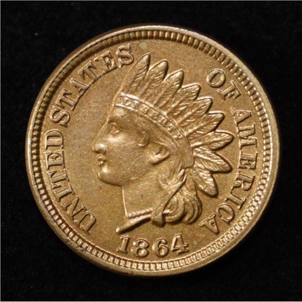 1864 CN INDIAN CENT CH/GEM BU