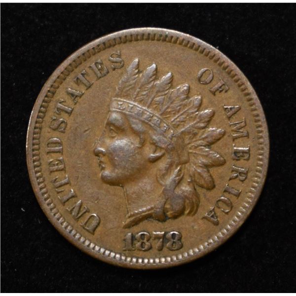 1878 INDIAN CENT VF/XF