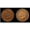 Image 1 : 1908 & 1909 INDIAN CENTS AU/BU