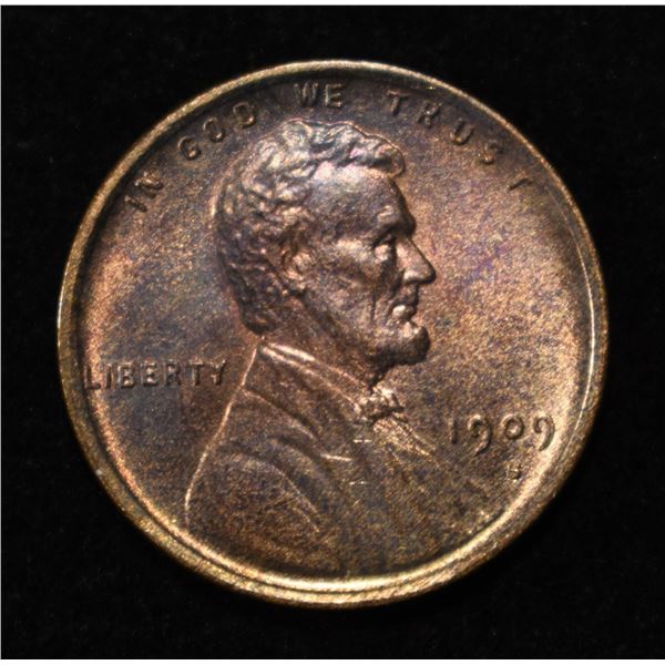 1909-S WHEAT CENT CH/GEM BU