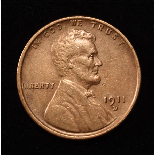 1911-D LINCOLN CENT XF
