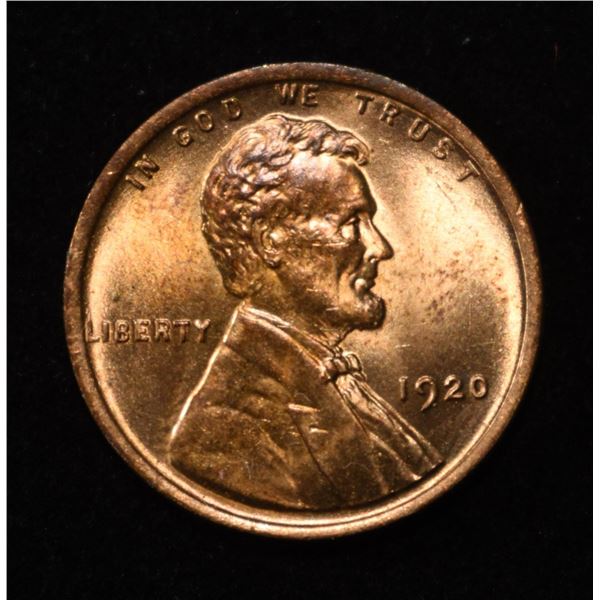 1920 LINCOLN CENT CH/GEM BU RD