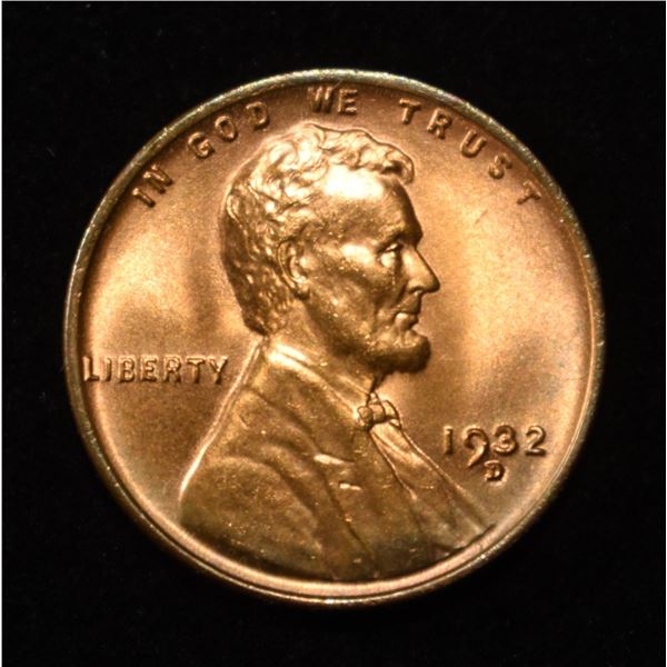 1932-D LINCOLN CENT GEM BU RD