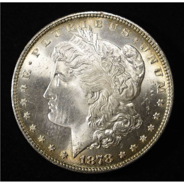 1878 7/8TF MORGAN DOLLAR CH/GEM BU