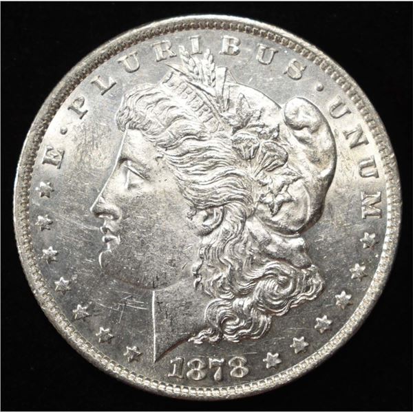 1878 7TF REV 79 MORGAN DOLLAR BU