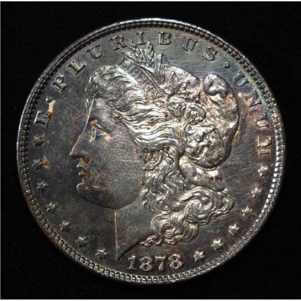 1878 MORGAN DOLLAR 8TF CH BU