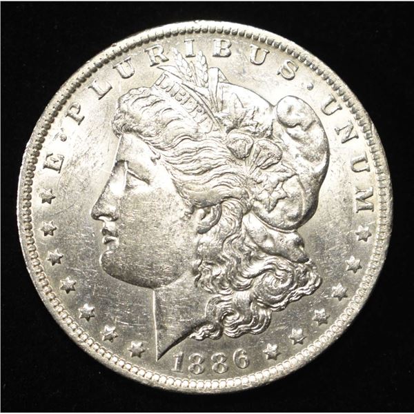 1886-O MORGAN DOLLAR AU/BU