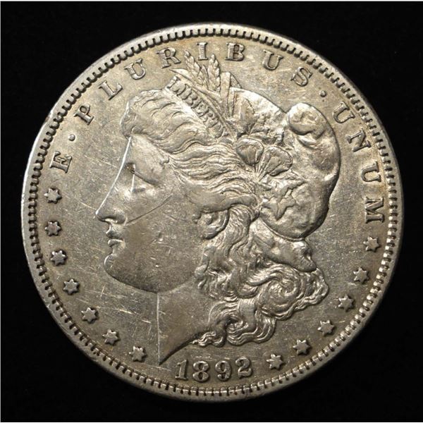 1892-S MORGAN DOLLAR XF/AU