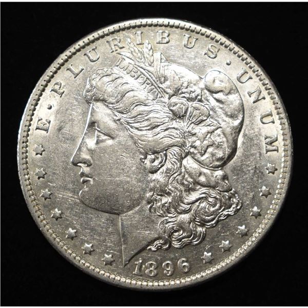 1896-O MORGAN DOLLAR CH AU