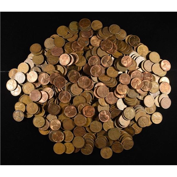 (500) WHEAT CENTS MIXED DATES