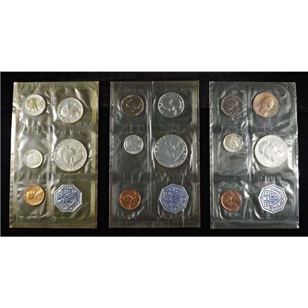 1962,(2) 1963 US PROOF SET